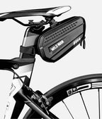 Hard Shell Bicycle Bag Waterproof Cycling Road Bike Tool Bag Night Reflective Bag Bike Accessories Bike Bag Bicycle Bag Under Hard Shell Bike Seat Bag with Silver Reflective Strip Bike Bag For Mountain Road Bike Stevvex