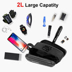 Hard Shell Bicycle Bag Waterproof Cycling Road Bike Tool Bag Night Reflective Bag Bike Accessories Bike Bag Bicycle Bag Under Hard Shell Bike Seat Bag with Silver Reflective Strip Bike Bag For Mountain Road Bike Stevvex