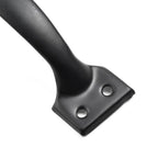 Hardware Iron Art Pull Garage Gate Door Handle Black Cast Iron Furniture Hardware Home Shed Garage For Sliding Barn Door Pull Black, Farmhouse, Cast Iron, Metal, Grab Bar Barn Door Handle, Strong Closet Sliding Door Pull Stevvex
