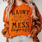 Haunt Mess Express Tee Peachy Sunday