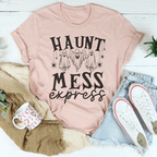 Haunt Mess Express Tee Peachy Sunday