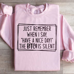 Have A Nice Day Sweatshirt Peachy Sunday