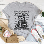 Have Yourself A Very Feral Christmas Tee Peachy Sunday