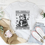 Have Yourself A Very Feral Christmas Tee Peachy Sunday