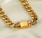 Hayden White Inlay Gold Chain Bracelet For Women Adjustable