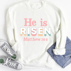 He Is Risen Sweatshirt - SJB-DIAMOND ELITES