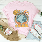 He's Got The Whole World In His Hands Tee Peachy Sunday