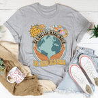 He's Got The Whole World In His Hands Tee Peachy Sunday
