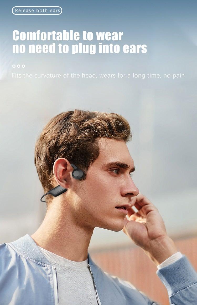 Headphones Bluetooth Headsets Wireless Earbuds Waterproof Earpieces Sports Earphones Business For Redmi Bluetooth Earpiece, Bluetooth Earbuds 5.0, Single Wireless Earphone w/Upgraded CVC8.0 Noise Reduction for Work, 10 Hours Talking Time, Waterproof Stevvex