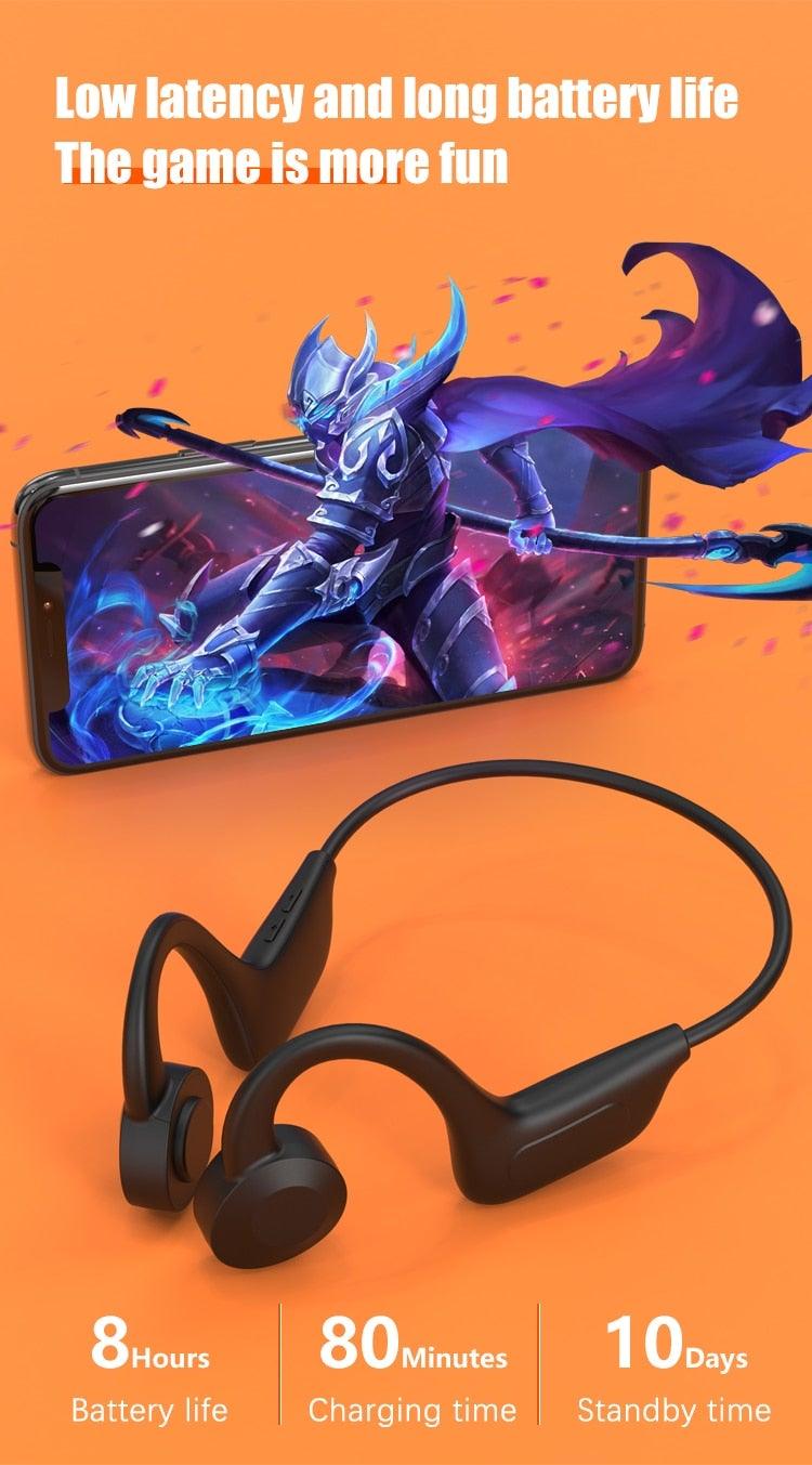 Headphones Bluetooth Headsets Wireless Earbuds Waterproof Earpieces Sports Earphones Business For Redmi Bluetooth Earpiece, Bluetooth Earbuds 5.0, Single Wireless Earphone w/Upgraded CVC8.0 Noise Reduction for Work, 10 Hours Talking Time, Waterproof Stevvex