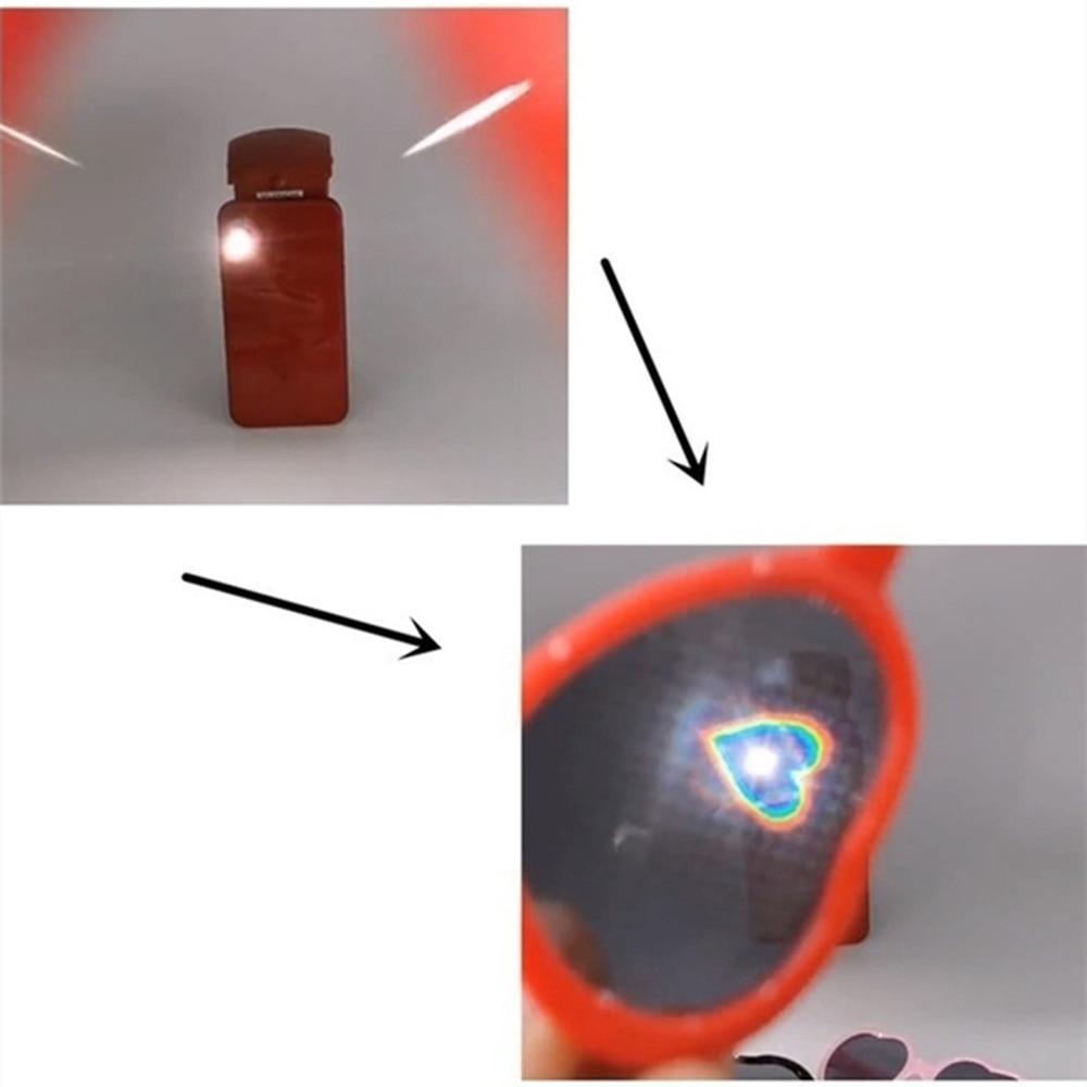 Heart Effect Diffraction Glasses That Turn Lights into Hearts Shaped Love Effects Glasses  Watch The Lights Change to Heart Shape At Night Diffraction Glasses For Unisex Sunglasses Stevvex