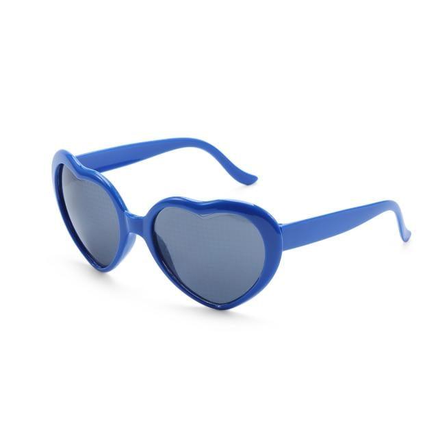 Heart Effect Diffraction Glasses That Turn Lights into Hearts Shaped Love Effects Glasses  Watch The Lights Change to Heart Shape At Night Diffraction Glasses For Unisex Sunglasses Stevvex