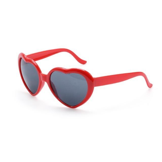 Heart Effect Diffraction Glasses That Turn Lights into Hearts Shaped Love Effects Glasses  Watch The Lights Change to Heart Shape At Night Diffraction Glasses For Unisex Sunglasses Stevvex