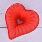 Heart Love Jelly Silicone Cake Mould Mold Baking 3D Decorating Tools Heart Love Cake Mold Trays Silicone Baking Pan  Mold Baking Cake Pan For Bread Muffin Cake Baking Tools For Kitchen Stevvex