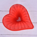 Heart Love Jelly Silicone Cake Mould Mold Baking 3D Decorating Tools Heart Love Cake Mold Trays Silicone Baking Pan  Mold Baking Cake Pan For Bread Muffin Cake Baking Tools For Kitchen Stevvex