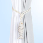 Heart Magnetic Curtain Tiebacks Room Curtains Buckle Holder Decor Clip For Home Decoration Accessories Magnet Tieback Clips Lovely Heart Shape Curtain Tiebacks Natural Cotton Linen Rope Window Curtain Buckle Kids Room Drapes Holder Decor Stevvex