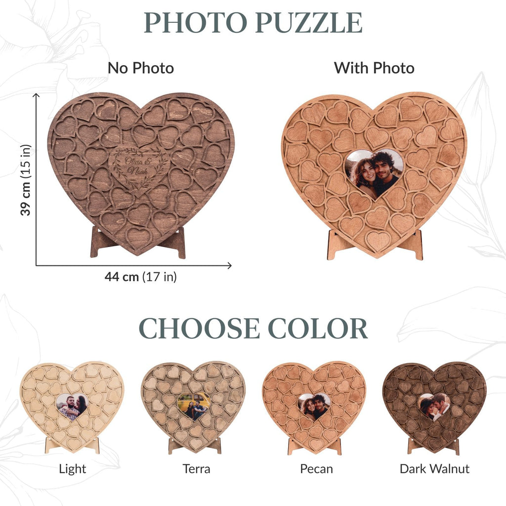 Heart Photo Puzzle - SJB-DIAMOND ELITES