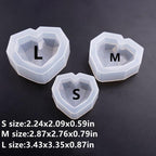 Heart Shaped Silicone Cake Mold With Mini Hammer 3D Geometric Cake Mold Silicone Mousse/Chocolate Cakes Mould For Birthday Heart Shaped Chocolate Mold Silicone Fondant Chocolate Mousse Cake Molds Tray Multi Function Stevvex