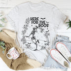 Here For The Boos Wine Tee