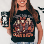 Here For The Candies Tee Peachy Sunday