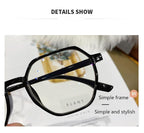 Hexagonal Frame for Women Men, Fashion Glasses Men And Women Reading Glasses Cute Clear Optical Glasses Frame Women Round Frame Retro Eyeglasses + 1.0 + 1.5 + 2.0 + 2.5 + 3.0 + 3.5 + 4.0