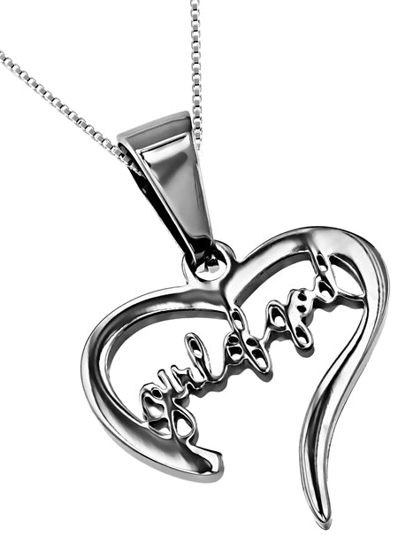 Handwriting Heart Necklace KingdomWear