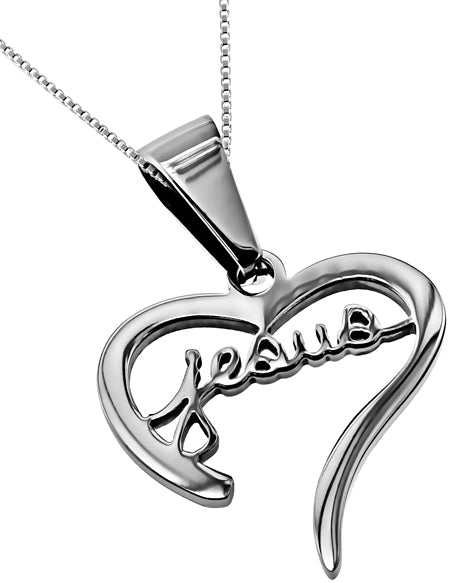 Handwriting Heart Necklace KingdomWear