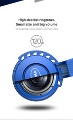 High Bicycle Electric Bell Invisible Waterproof Bike Horn For Scooter USB Charging Riding Equipment Accessory Electric Bike Horn  Cycling Bicycle Scooter Horn With Rechargeable Battery Stevvex