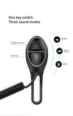 High Bicycle Electric Bell Invisible Waterproof Bike Horn For Scooter USB Charging Riding Equipment Accessory Electric Bike Horn  Cycling Bicycle Scooter Horn With Rechargeable Battery Stevvex