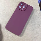High-end Black Shockproof Silicone Phone Case For iPhone 13 12 Pro 11 Pro Max For Men Protect Lens Cover Compatible with iPhone Silicone Rubber Case Comfortable Grip Stevvex