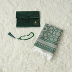 High-End Eco-Friendly New Luxury Prayer Mat and Tasbeeh Set(MR067)