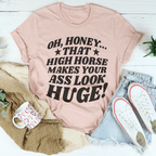 High Horse Tee Peachy Sunday