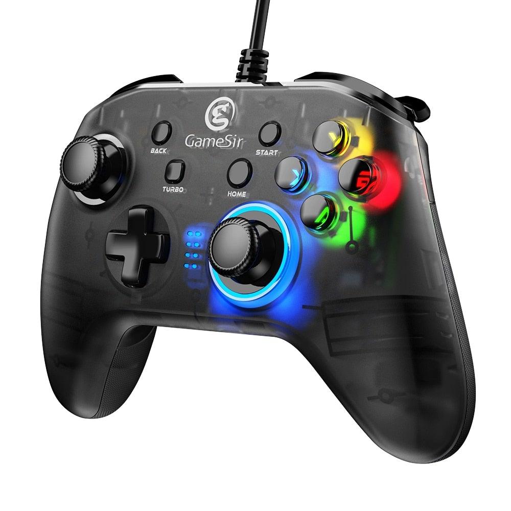 High Performance USB Wired Joystick Gamepad Controller Along With Vibration And Turbo Function Compatible With PC Laptop Monitor Tablet Stevvex
