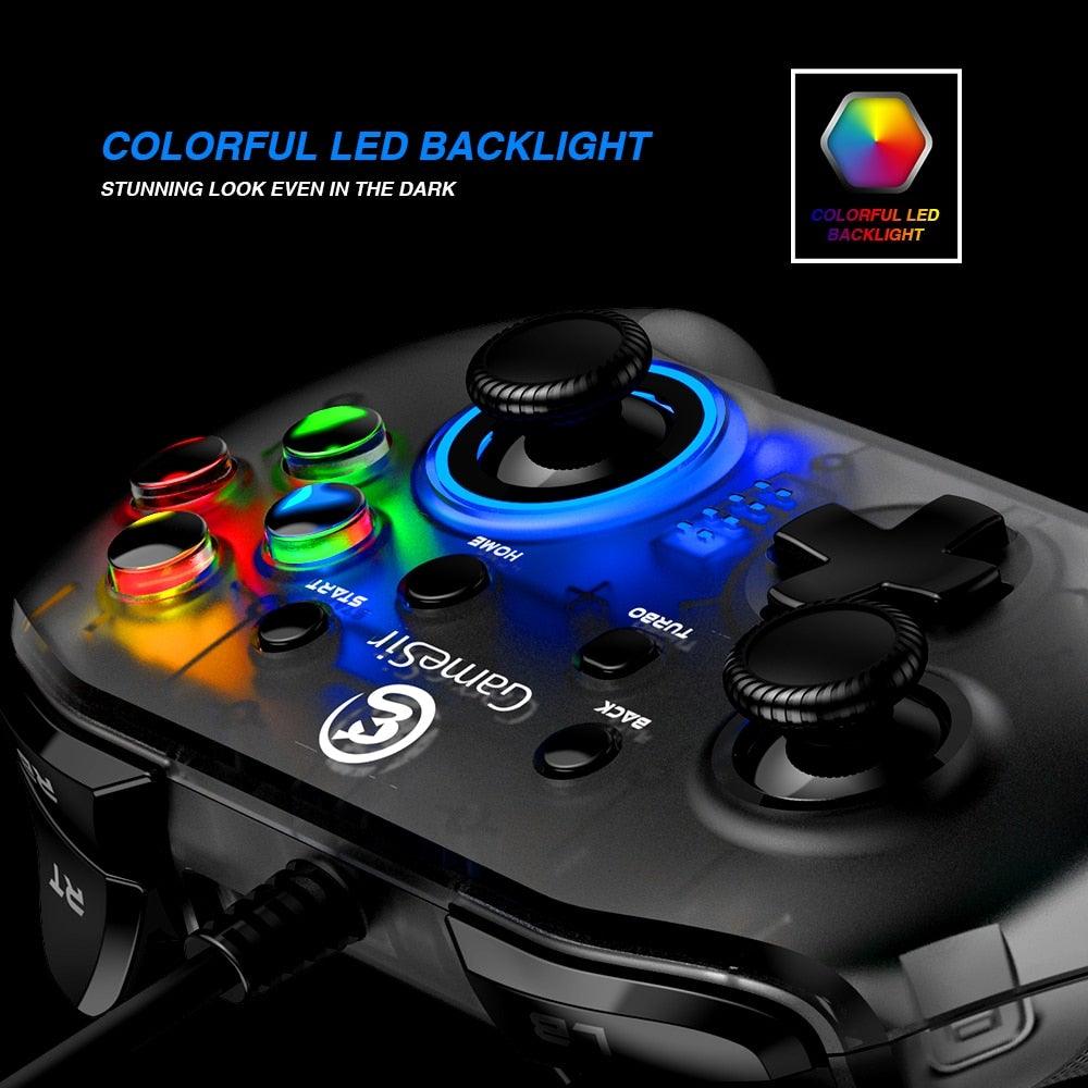 High Performance USB Wired Joystick Gamepad Controller Along With Vibration And Turbo Function Compatible With PC Laptop Monitor Tablet Stevvex