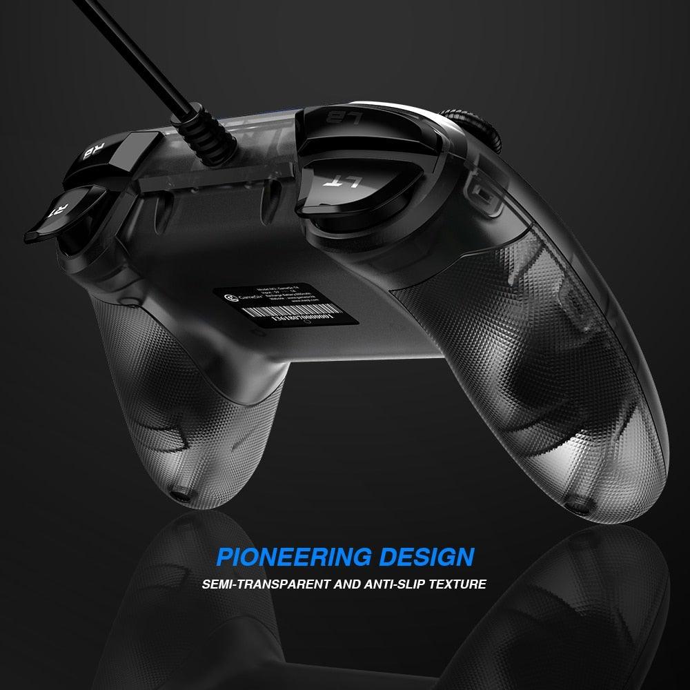 High Performance USB Wired Joystick Gamepad Controller Along With Vibration And Turbo Function Compatible With PC Laptop Monitor Tablet Stevvex
