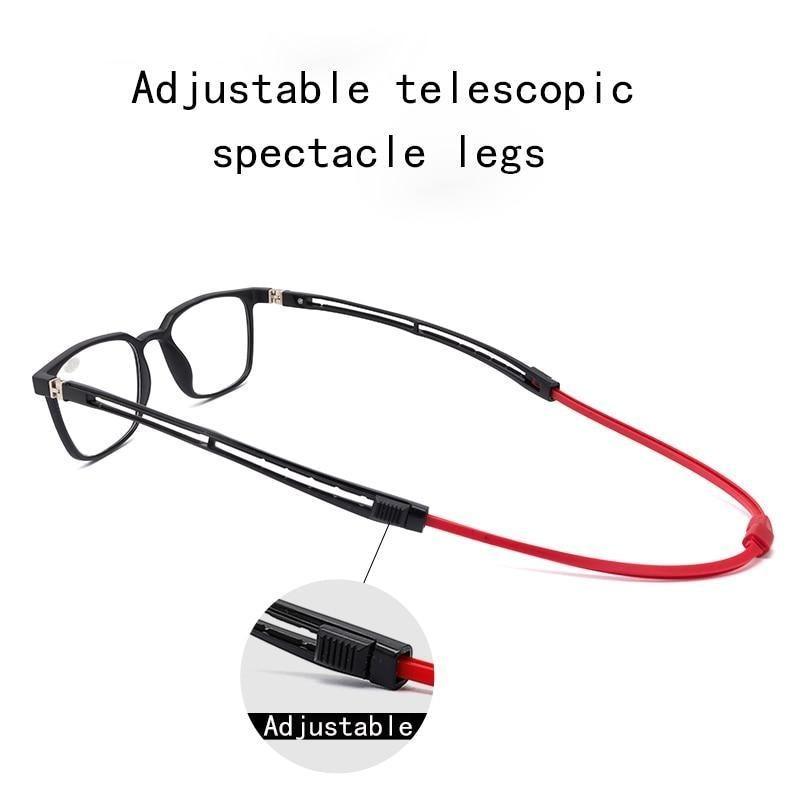 High-quality Anti-blue Reading sunglasses Retro Design High-End Men Magnetic Hanging Neck Reading GlassesBlue Light Blocking Reading sunglasses Stevvex