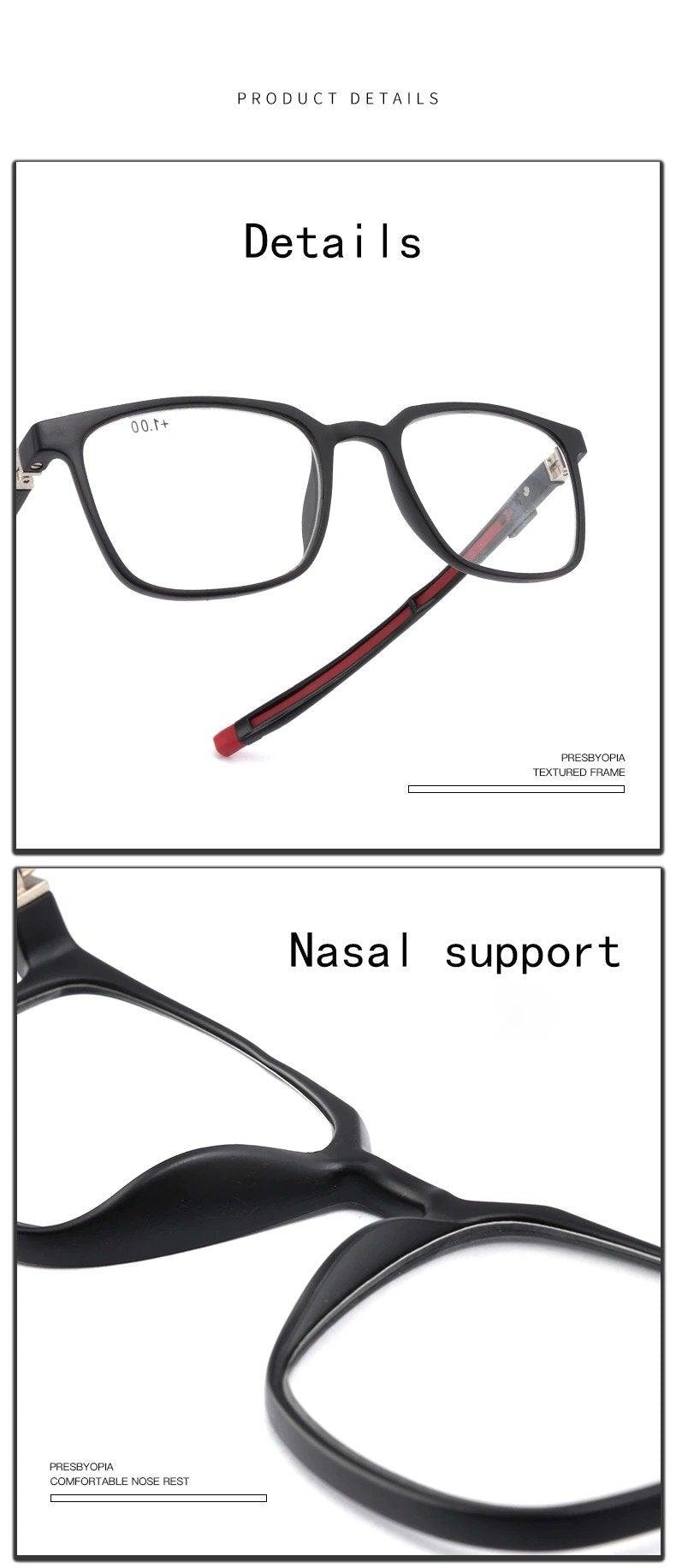 High-quality Anti-blue Reading sunglasses Retro Design High-End Men Magnetic Hanging Neck Reading GlassesBlue Light Blocking Reading sunglasses Stevvex