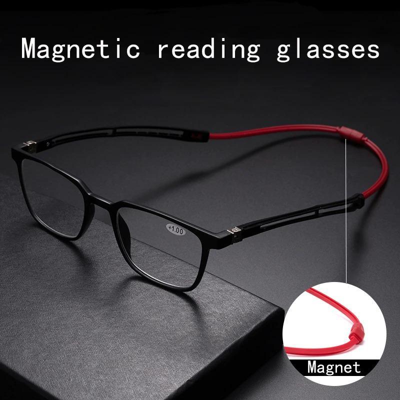 High-quality Anti-blue Reading sunglasses Retro Design High-End Men Magnetic Hanging Neck Reading GlassesBlue Light Blocking Reading sunglasses Stevvex