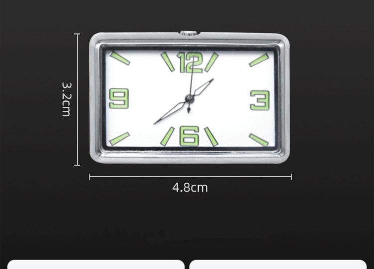 High Quality Auto Fashion Watch Automobile Quartz Clock Car Dashboard Mini Clock Automotive Clock Car Clock Refit Interior Luminous Electronic Quartz Watch Ornaments Car Decoration Ornaments Vehicle Car Accessories Stevvex