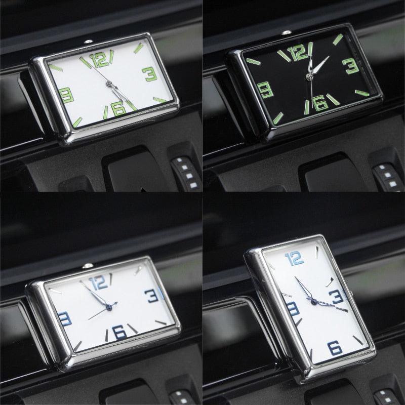 High Quality Auto Fashion Watch Automobile Quartz Clock Car Dashboard Mini Clock Automotive Clock Car Clock Refit Interior Luminous Electronic Quartz Watch Ornaments Car Decoration Ornaments Vehicle Car Accessories Stevvex