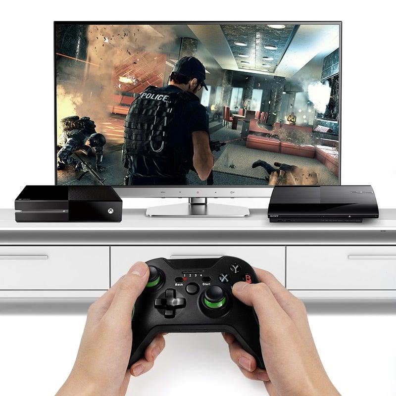 High Quality Black 2.4GHz Wireless Joystick Gamepad Controller Compatible With PC Monitor Laptop Stevvex