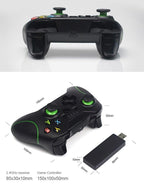 High Quality Black 2.4GHz Wireless Joystick Gamepad Controller Compatible With PC Monitor Laptop Stevvex
