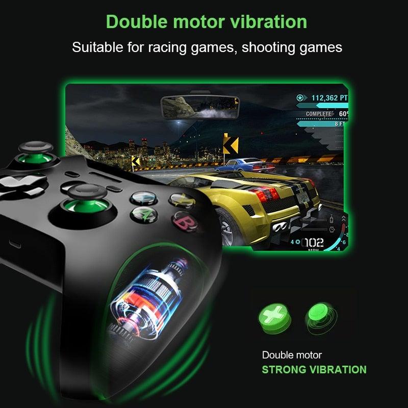 High Quality Black 2.4GHz Wireless Joystick Gamepad Controller Compatible With PC Monitor Laptop Stevvex