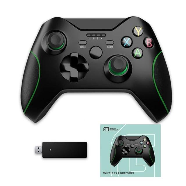 High Quality Black 2.4GHz Wireless Joystick Gamepad Controller Compatible With PC Monitor Laptop Stevvex