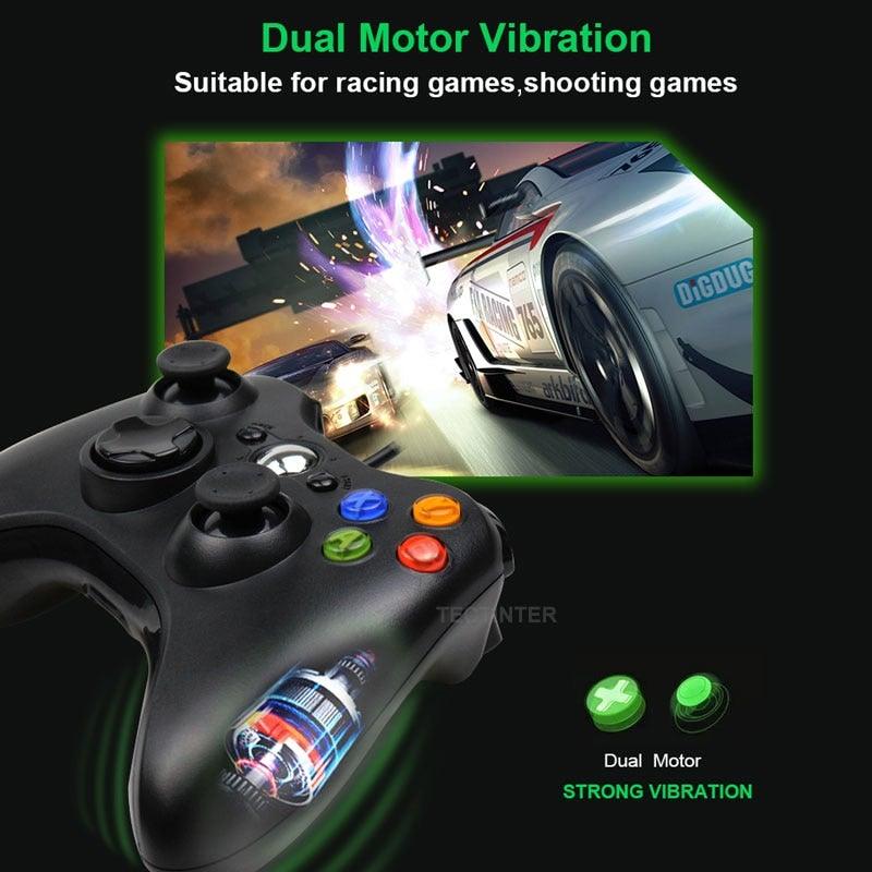 High Quality Black USB Wired Joystick Vibration Gamepad Controller Compatible With PC Monitor Laptop Smart TV Stevvex