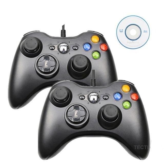 High Quality Black USB Wired Joystick Vibration Gamepad Controller Compatible With PC Monitor Laptop Smart TV Stevvex
