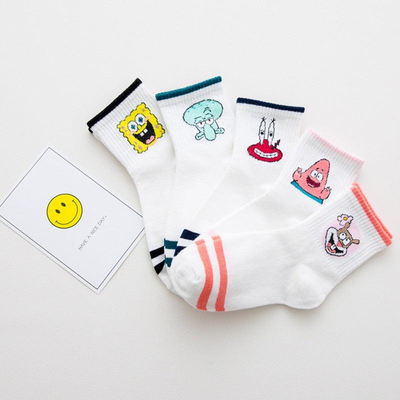High Quality Cute Elegant Lovely Kawaii Cartoon Sweet Cotton Women Socks Animals Character Casual Short Socks For Men And Women Stevvex