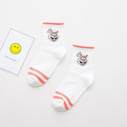 High Quality Cute Elegant Lovely Kawaii Cartoon Sweet Cotton Women Socks Animals Character Casual Short Socks For Men And Women Stevvex