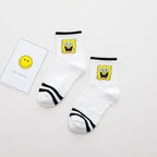 High Quality Cute Elegant Lovely Kawaii Cartoon Sweet Cotton Women Socks Animals Character Casual Short Socks For Men And Women Stevvex