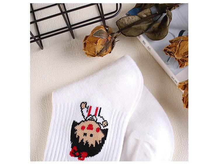 High Quality Cute Elegant Lovely Kawaii Cartoon Sweet Cotton Women Socks Animals Character Casual Short Socks For Men And Women Stevvex